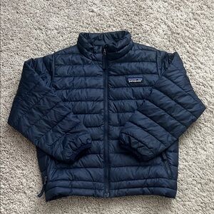 Patagonia Dark Blue Kids Down Sweater Jacket 5T